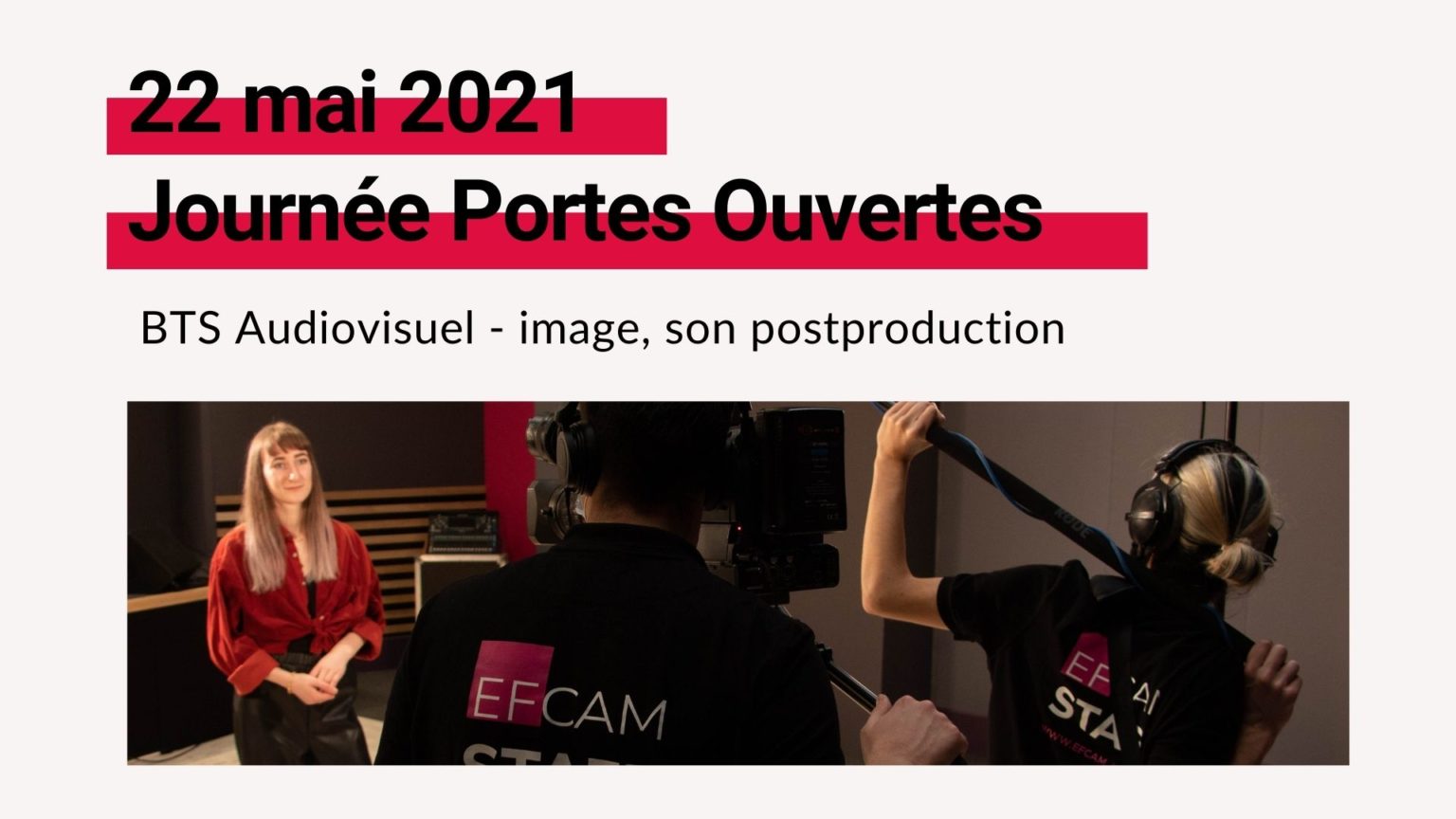 Journée Portes Ouvertes du 22 mai 2021 - EFCAM